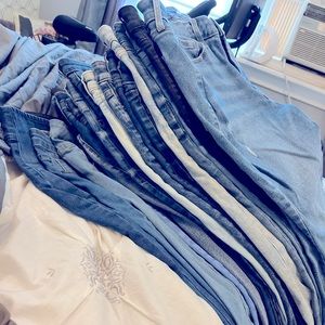 Lot of jeans 18 pairs size 12